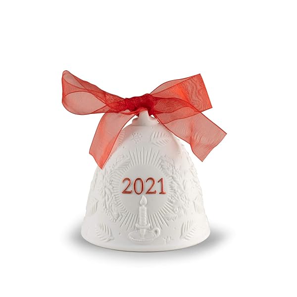 リヤドロ(LLADR&Oacute;) 2021年 イヤーベル(リデコ/レッド) 01018463｜palsamyuk　店 14,221円