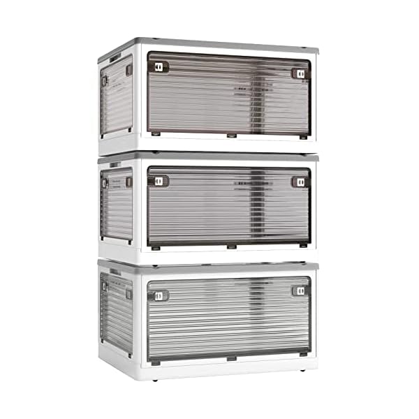 ✨新品✨【5個セット】収納ボックス 白 折り畳み 蓋付き 積み重ね 収納ケース 楽天市場】即納【お得なセット☆さらに15％OFF！】収納ボックス