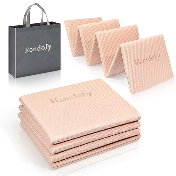 楽天市場】Rondofy ヨガマット 折りたたみ 6mm トレーニングマット