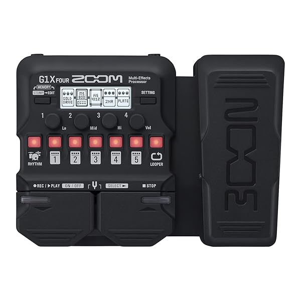 ZOOM ズーム ギターエフェクター ペダル付き G2X FOUR G2FOUR & G2X FOUR Effects & Amp Emulator | ZOOM