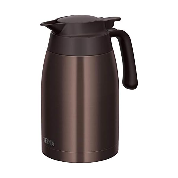 サーモス ステンレス鋼ポット 1.5L まっ黒い赤銅色 TTB-1500 DBW