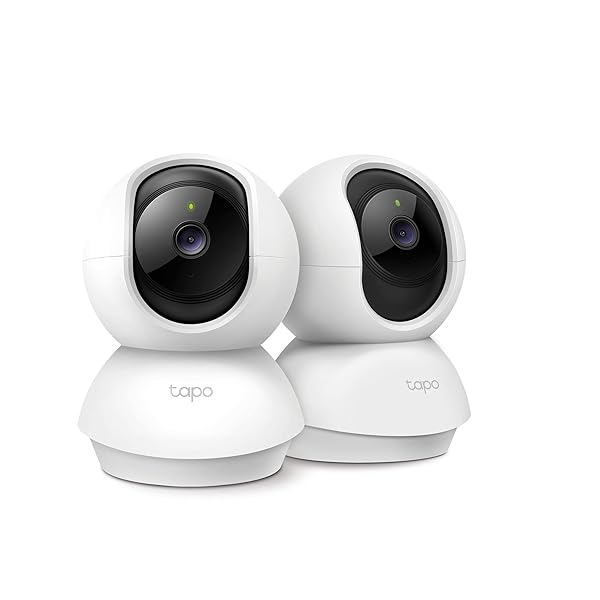 TP-Link 300万画素 ネットワーク Wi-Fiカメラ 2個セット ペットカメラ フルHD 屋内カメラ 夜間撮影 メーカー3年 Tapo C210P2|palsamyuk 店