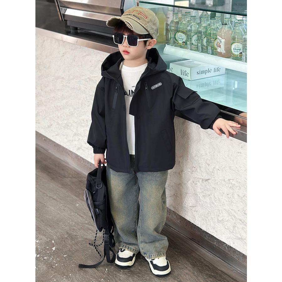 ジャケット キッズ 子供服 男の子 秋服 アウター コート トップス パーカー フード付き ジャンパー トレンチコート 子ども服 ジュニア ベビー服 おしゃれ 可愛い