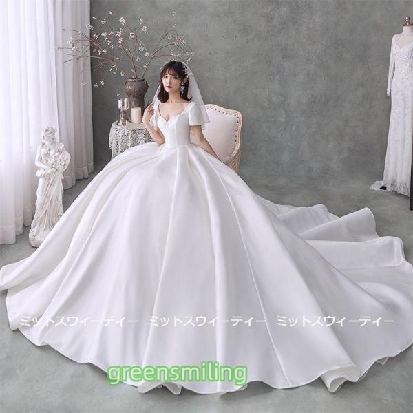 御芽出度お召しもの 花嫁御寮 二次会 ウェディングドレス 御芽出度 ロングお召しもの プリンセスラインドレス 繻子 白 半袖 分かりやすい 挙式 交歓会 御芽出度 編み上げ