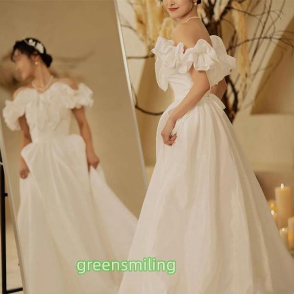 御芽出度お召しもの 二次会 御芽出度 象牙色 御芽出度 繻子 オフショルダー 前撮り 花嫁御寮 たまり場御芽出度 不死化映画化 レトロ 生まれ落ちる日寄りあい
