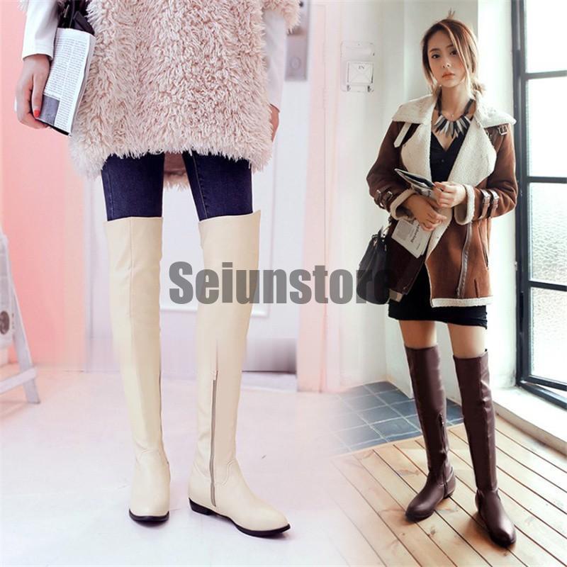 楽天市場】ブーツロングブーツ ニーハイブーツレディース短靴