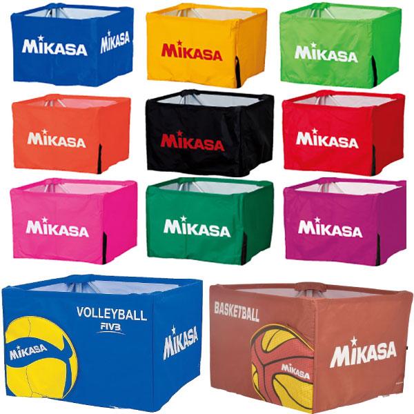 楽天市場】ミカサ 折り畳み式ボールカゴ 箱型 ボールカゴ [ネット+支柱