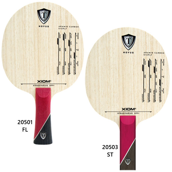 ラケット 保存版 ストラディバリウス ジュニア レディース メンズ Stradivarius 503 501 Xiom エクシオン シェークハンドラケット 卓球