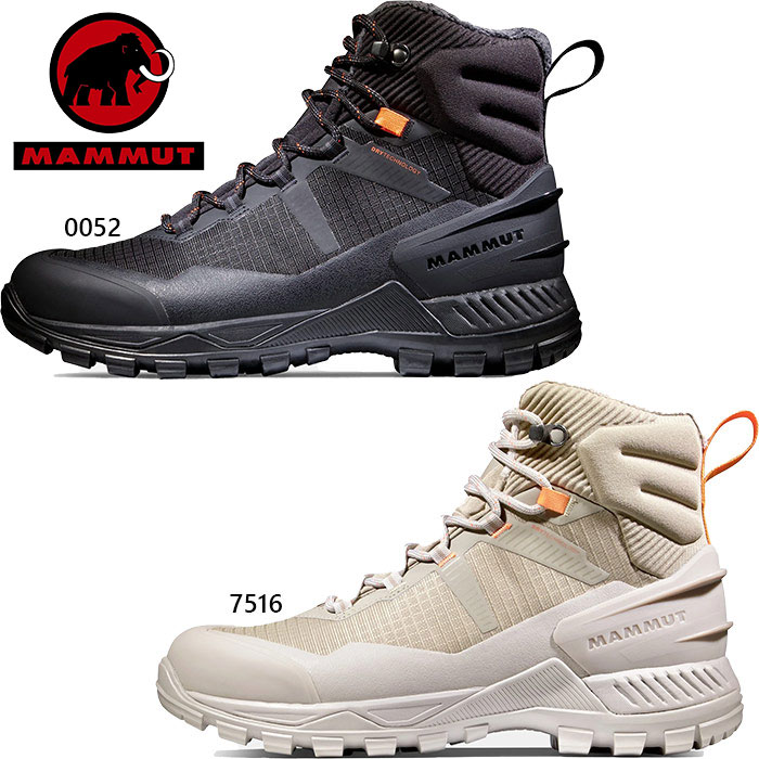 マムート レディース うしろ側フィン ミッドカット Blackfin III Mid DT 山登り靴 登山 山歩きブーツ シューズ 黒いこと 黒 貨物輸送無料 Mammut 3030-04820