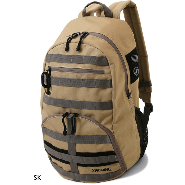 35L スポルディング メンズ レディース ハーフデイ コマンダー 背嚢 デイパック うしろ側容器に並べる 御徒面子 鞄 カーキ 貨物輸送無料 SPALDING 50-015SK バックパック・リュック-スポーツウェア・アクセサリー-スポーツバッグ