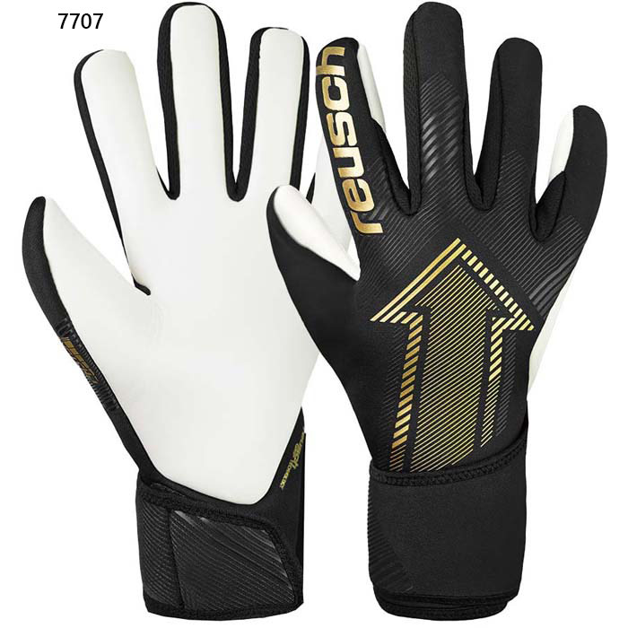 ロイシュ メンズ レディース ファストグリップ シルバー サッカー ゴールキーパーグローブ GK手袋 ブラック 黒 送料無料 reusch 5570200