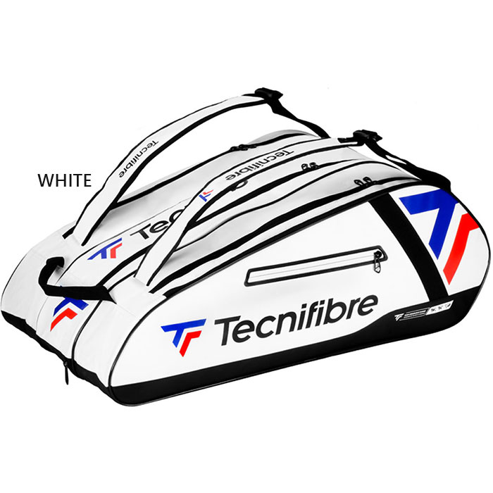 テクニファイバー メンズ レディース 2025 ツアー エンデュランス TOUR ENDURANCE 15R ラケットバッグ 鞄 ラケット15本収納可能 ホワイト 白 送料無料 tecnifibre 40TOUW2515