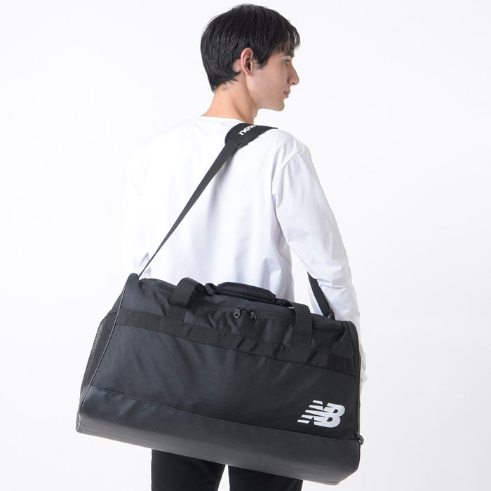 全1色 70L ニューバランス メンズ レディース チームダッフルバッグミディアム ダッフルバッグ ボストンバッグ 遠征 旅行 スポーツ 大容量 ブラック 黒 送料無料 New Balance LAB23072
