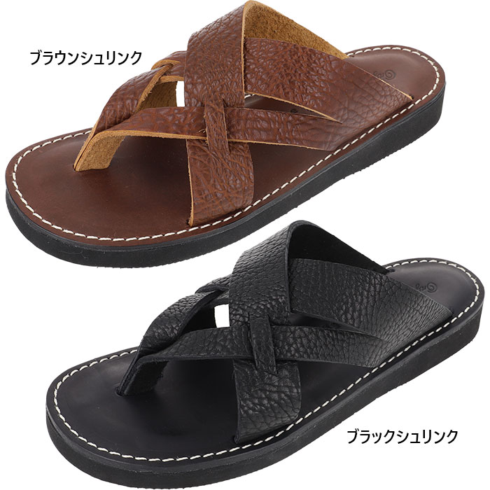 オーガニックハンドルーム メンズ レディース ドゥビー DUBI フラップサンダル シューズ レザー 本革 ブラック 黒 ブラウン 茶色 送料無料 Organic handloom OH021492 OH021493｜スポーツゴリラ