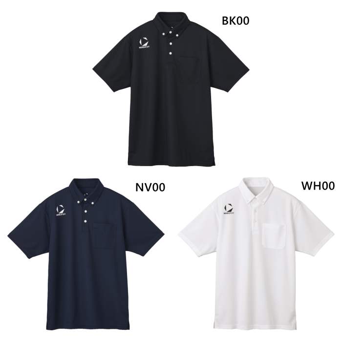 DESCENTE - 【超美品】デサントゴルフ 半袖ポロシャツ 黒×白 チェック ボタンダウン 中田英寿 メンズ M ゴルフウェア DESCENTE DESCENTE GOLF 【超美品】デサントゴルフ 半袖ポロシャツ 黒×白