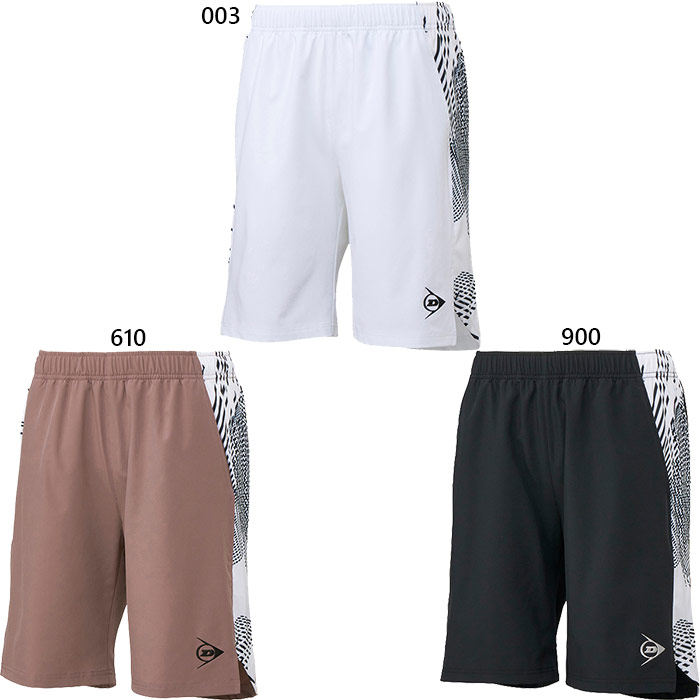 ダンロップ メンズ レディース ゲームショーツ GAME SHORTS テニス バドミントンウェア ボトムス ショートパンツ ホワイト 白 ブラック 黒 ベージュ 送料無料 DUNLOP DAS2580