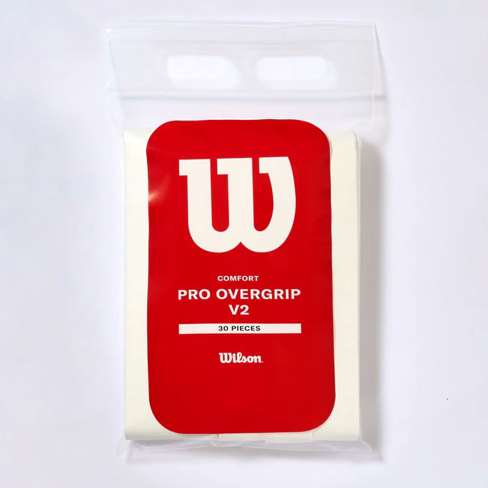 30本入 ウイルソン メンズ レディース 労働者階級 オーバーグリップ PRO OVERGRIP V2 - 30PK 庭球装置 グリップテープ 日本製 白いこと 白 貨物輸送無料 Wilson WR84499010