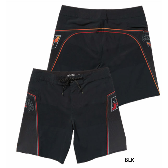 ビラボン メンズ STRADDIE AIRLITE ボードショーツ カジュアル水着 サーフトランクス サーフパンツ トランクス マリンスポーツ 海水浴 プール ブラック 黒 送料無料 BILLABONG BF011505