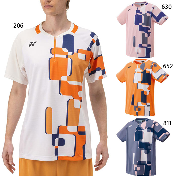 YONEX バドミントン ウェア L 楽天市場】ヨネックス メンズ ゲームシャツ フィットスタイル テニス