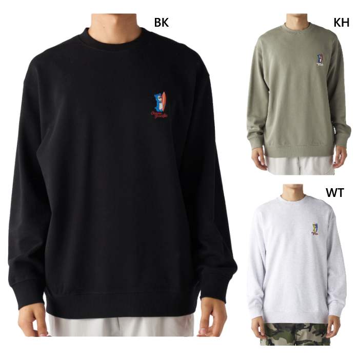 L 80s オーシャンパシフィック ロングスリーブTシャツ メンズ 黒