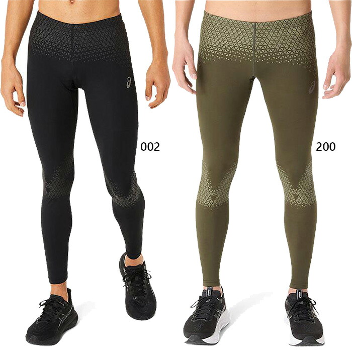 アシックス メンズ モーション・マッスル・サポートMOTION MUSCLE SUPPORT タイツ ジョギング マラソン ランニングウェア ボトムス ブラック 黒 グリーン 緑 送料無料 asics 2011D008