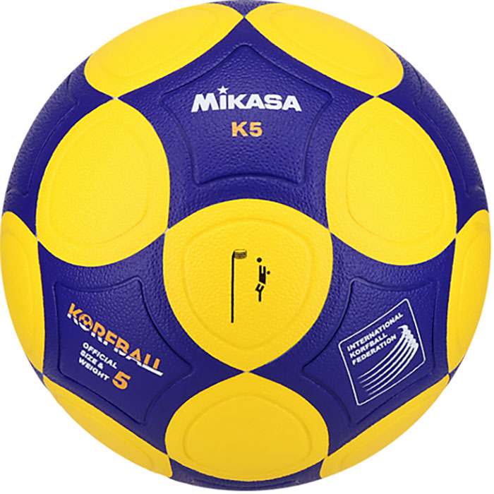 5号球 ミカサ コーフボール 国際コーフボール連盟公式試合球 イエロー 黄色 送料無料 MIKASA K5YBL
