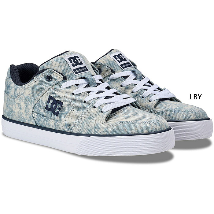 ディーシーシューズ メンズ 純然たる PURE TX SE スニーカー シューズ 紐靴 青色 青 貨物輸送無料 DC SHOES DM261306