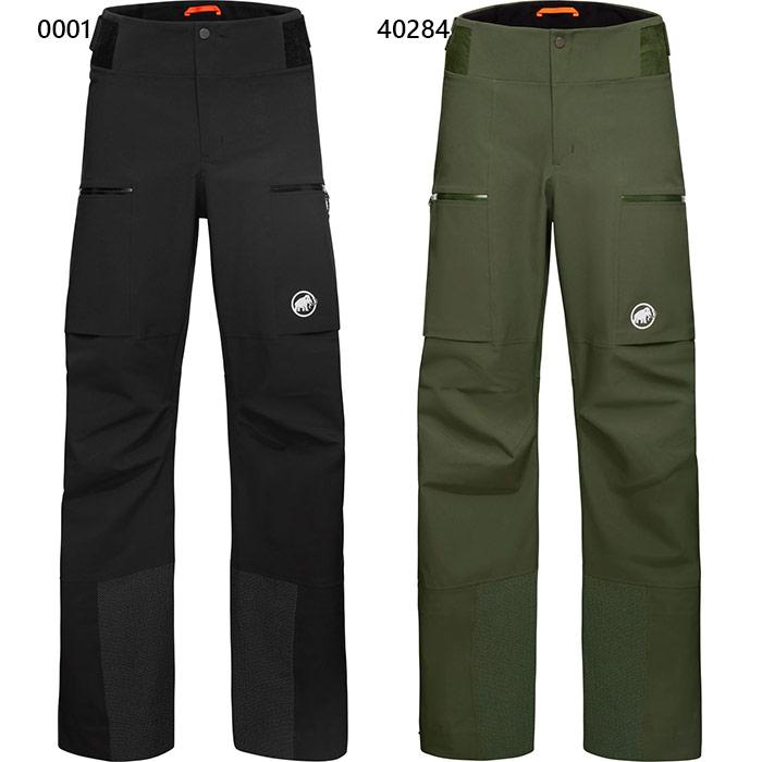 マムート メンズ ストーニー ハードシェル パンツ アジアンフィット Stoney HS Pants AF Men アウトドアウェア ズボン ボトムス ロングパンツ ブラック 黒 送料無料 Mammut 1020-13740