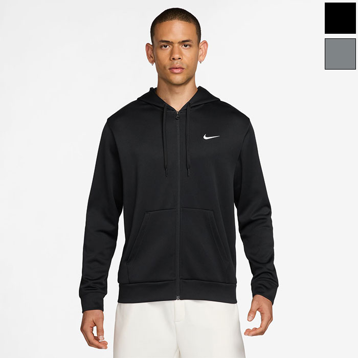 ナイキ メンズ ドライフィット Dri-FIT UV フリース フルジップ パーカー フィットネス トレーニングウェア トップス スポーツ ブラック 黒 送料無料 NIKE IF2983
