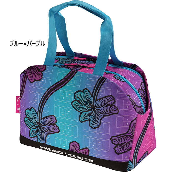 22L ヘッド メンズ レディース Pro X Tote ダッフルバッグ 22L Palm Tree Crew バッグ 鞄 ラケット1本収納可能 テニス ブルー 青 送料無料 HEAD 261885｜スポーツゴリラ