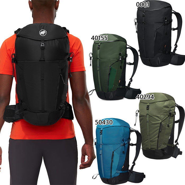 30L マムート メンズ リチウム Lithium 30 背嚢 デイパック うしろ側容器に並べる 御徒面子 鞄 山登り トレッキング 黒いこと 黒 貨物輸送無料 Mammut 2530-03152