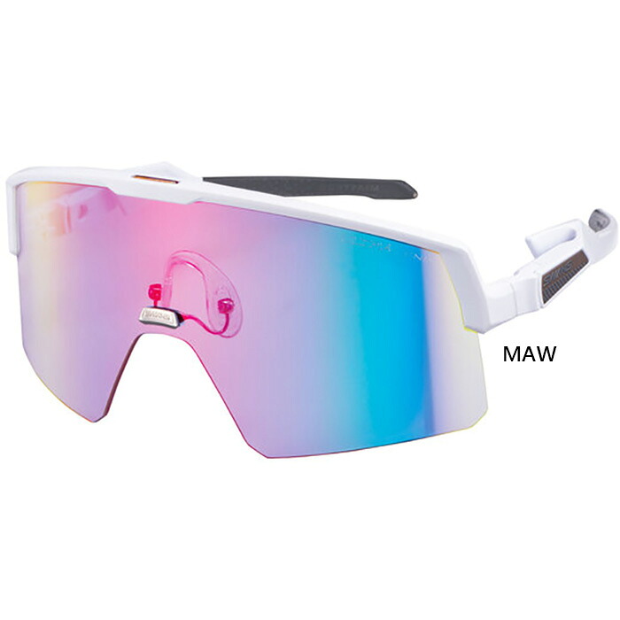 スワンズ メンズ レディース コントライム ウルトラレンズ CONTRAIM ULTRA LENS for BALL SPORTSモデル ミラーレンズ スポーツサングラス 野球 テニス ホワイト 白 送料無料 SWANS CR-3516｜スポーツゴリラ