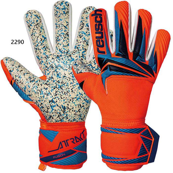 ロイシュ メンズ レディース アトラクト フュージョン NC サッカー ゴールキーパーグローブ GK手袋 オレンジ 送料無料 reusch 5670005|スポーツゴリラ
