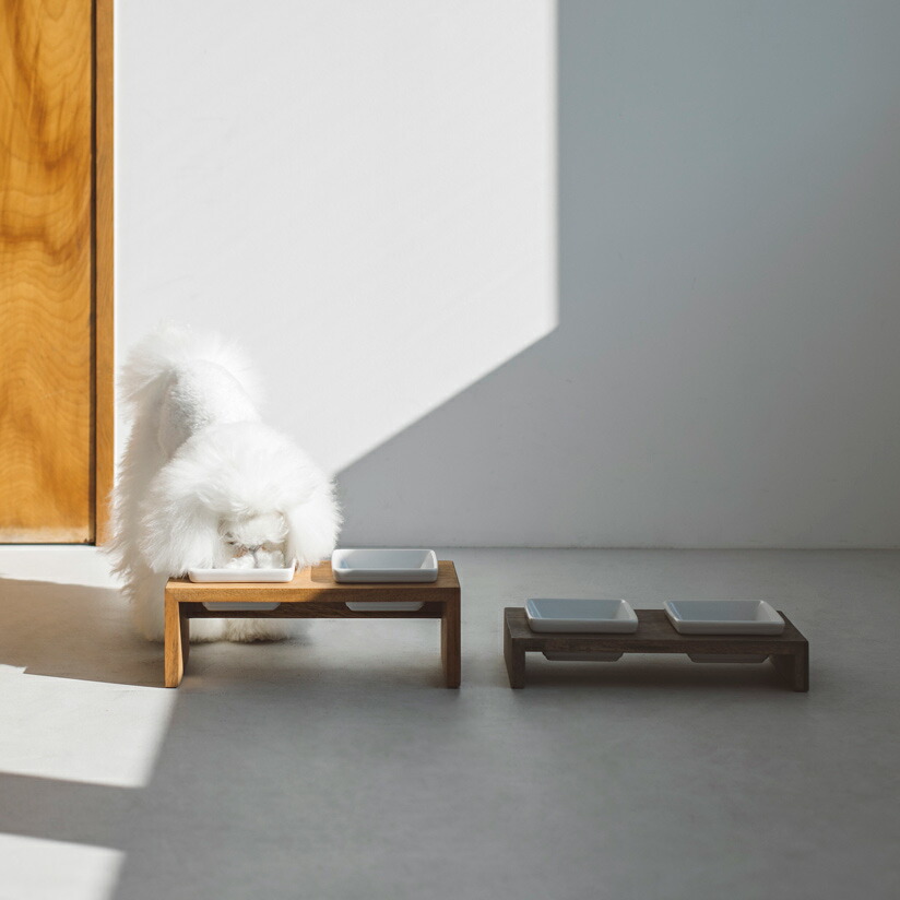 MESHIDAI MUKU HEIGHT SS  ダブル REPLUSリプラス メシダイ ムク ハイト 犬 飼い犬 ボンネットどんぶり鉢 foodbowl dog
