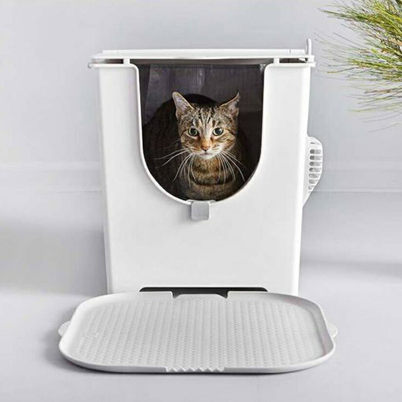 【楽天市場】Modkat フリップリターボックス 猫 トイレ おしゃれ【MODKAT FLIP LITTER BOX】：free stitch
