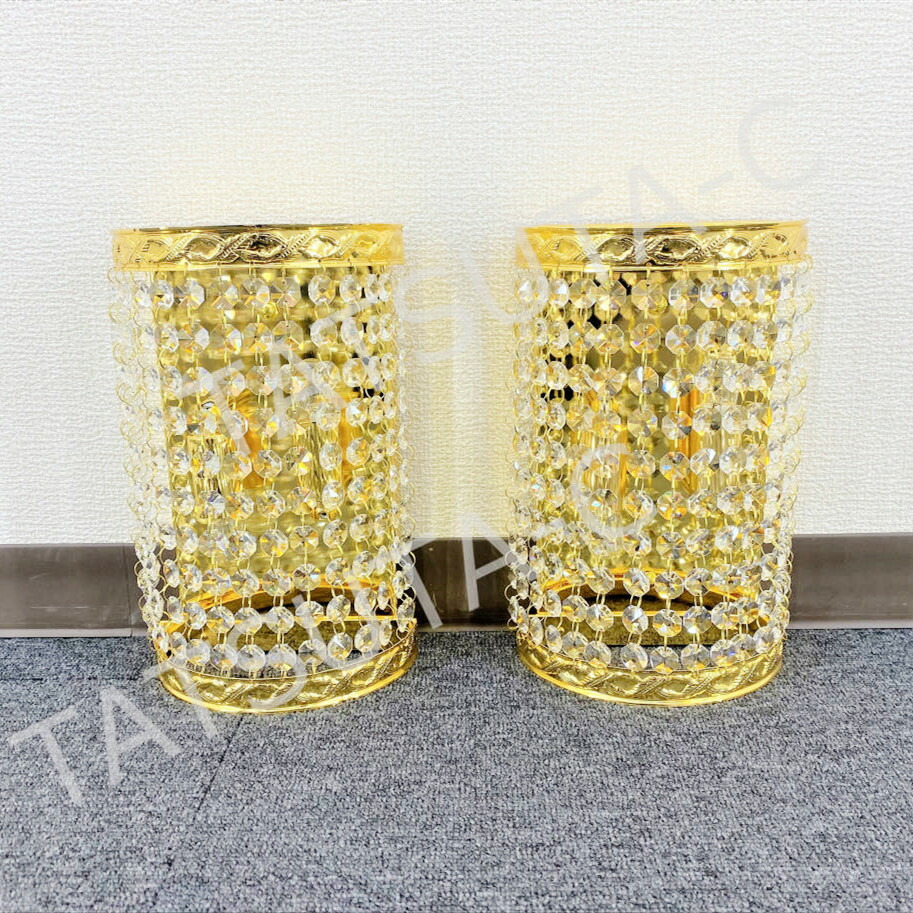 楽天市場】オリジナル 壁掛 シャンデリア 2個セット 金メッキ