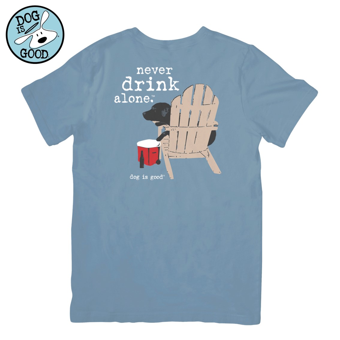 【楽天市場】Dog is Good (ドッグイズグッド) Tシャツ ネヴァードリンクアローン S M L XL FREEBIRD フリーバード