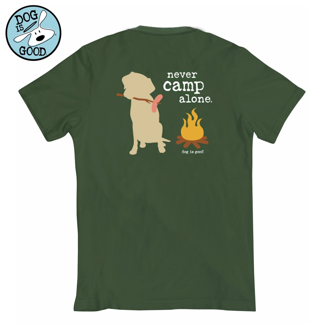 【楽天市場】Dog is Good (ドッグイズグッド) Tシャツ ネヴァーキャンプアローン S M L XL FREEBIRD フリーバード