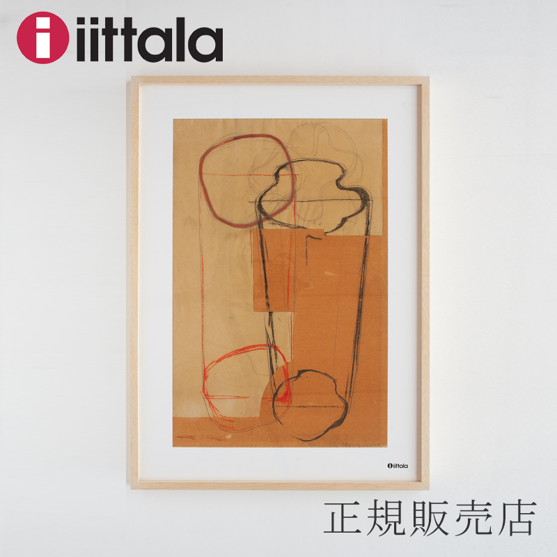 楽天市場】アートポスター 50×70cm （イッタラ／iittala）バードハウス 