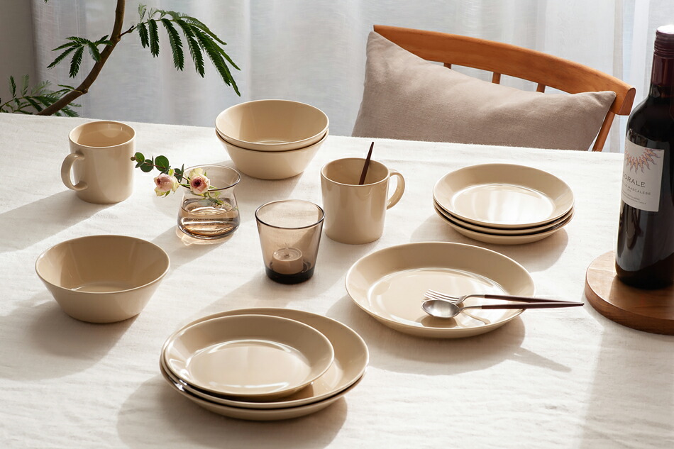 ティーマ／Teema プレート 17cm リネン（イッタラ／iittala）