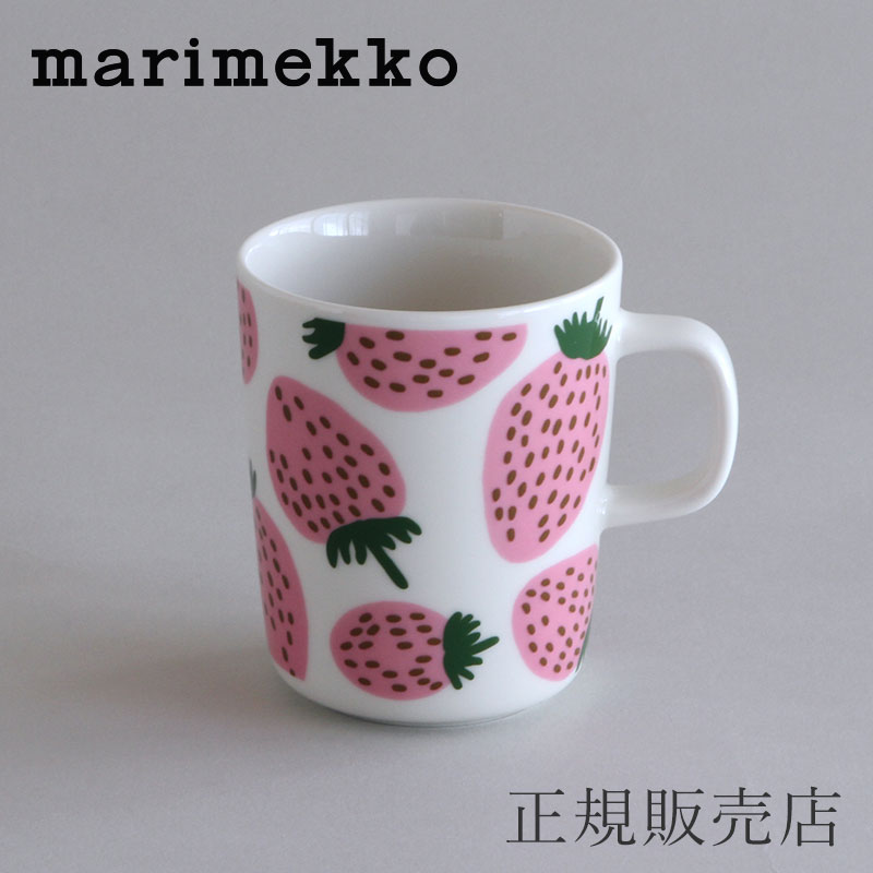 価格は安く マリメッコmarimekko ラテマグ マンシッカ ピンク ウニッコ