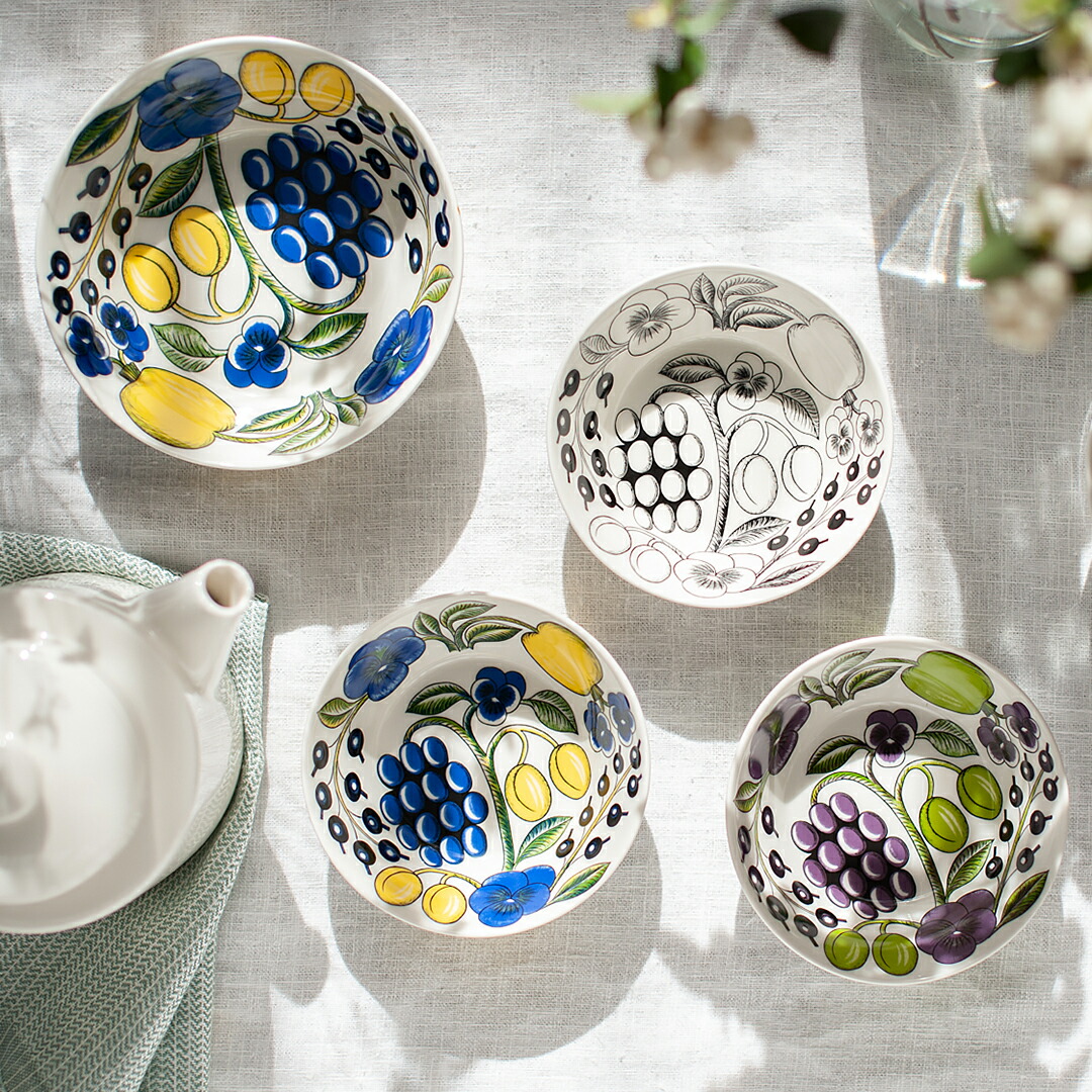 【未使用】ARABIA アラビア ブラックパラティッシ ボウル2枚セット 楽天市場】アラビア ブラック パラティッシ ボウル 13cm