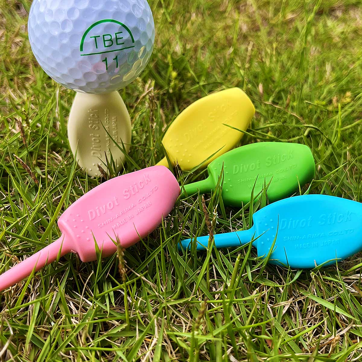 パリティー　蛍光色100本セット　ゴルフティ、グリーンフォーク2役 golfgoods01-6-01.jpg