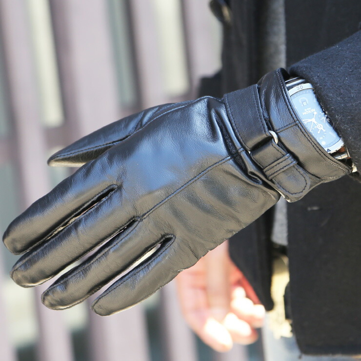 楽天市場 手袋 メンズ 革 レザー かっこいい 本革手袋 メンズ手袋 メンズグローブ 黒 通勤 通学 ビジネス プレゼント ギフト Ns 005 水着サーフパンツ専門safsサフス