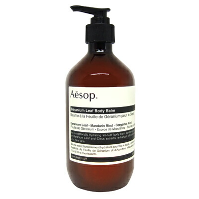 楽天市場 最大1500円offクーポン配布中 イソップ ゼラニウム ボディバーム 500ml ポンプ 乾燥 保湿 ボディクリーム ボディバーム 08 Aesop Free Feel