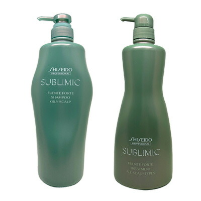 ■最大2100円OFFクーポン配布中■ ● セット販売 資生堂 サブリミック フェンテフォルテ シャンプー OS 1000ml + スカルプトリートメント 1000g サロン専売 美容室専売 洗い流す SHISEIDO