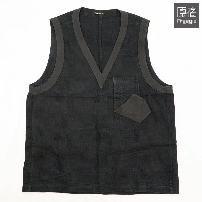 FRANK LEDERフランクリーダー ROOT DYED STRIPEDベスト FRANK LEDERフランクリーダー ROOT DYED STRIPEDベスト
