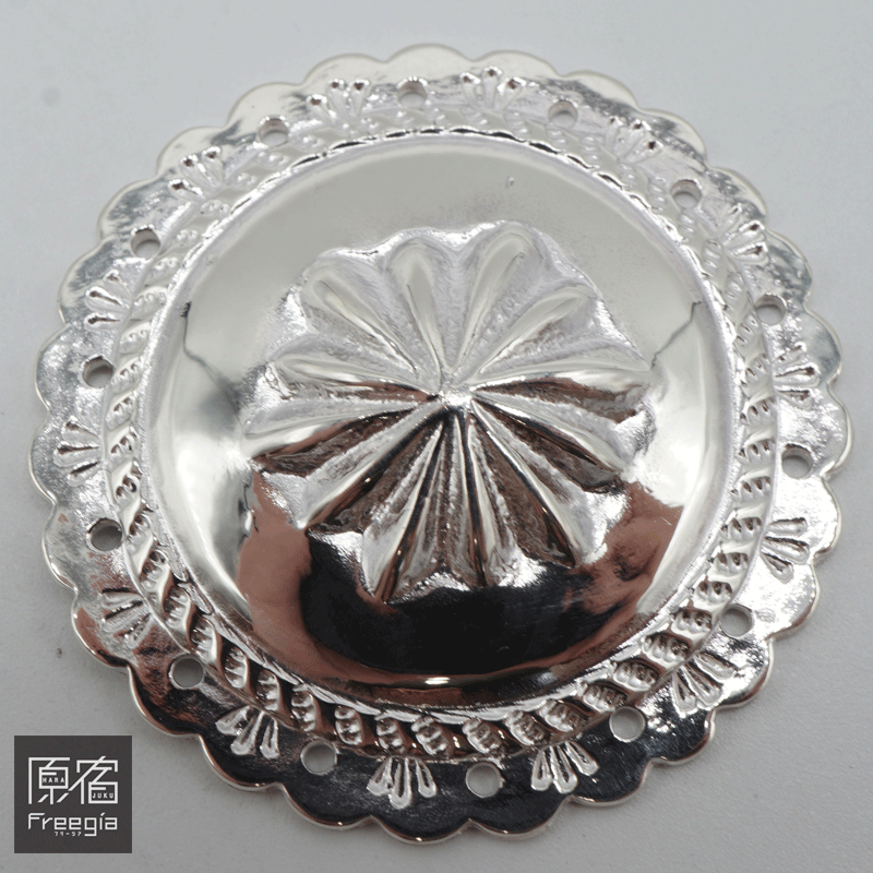 ゴローズ goro\u0027s 原宿フリージア シルバーコンチョ 小【原宿・明治通い路FREEGIA CHOICE】【USED】【中古】【返品・とり止める不可】【コンチョ＆ビーズ】【商いもの電話番号：260511012】