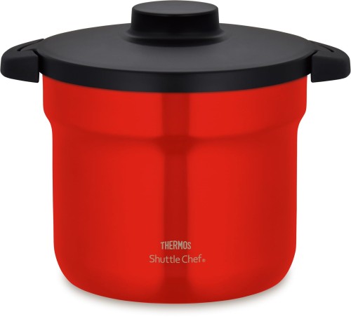 サーモス 真空保温調理器 シャトルシェフ 4.3L (4~6人用) アーバンレッド セラプロテクトコート KBJ-4502 UR