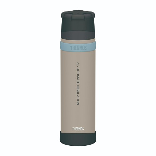 サーモス 山専用瓶 ステンレス鋼瓶 900ml 吸い筒 保温 保冷 山専瓶 FFX-902_グレイッシュブラウン